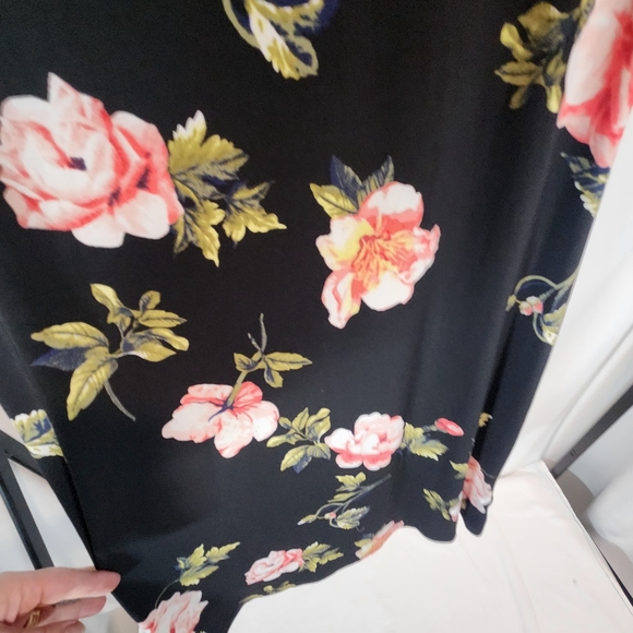 ALEXANDRA + OAK Women's Floral Short Sleeve Shirt Dress Size XL - Picture 2 of 5